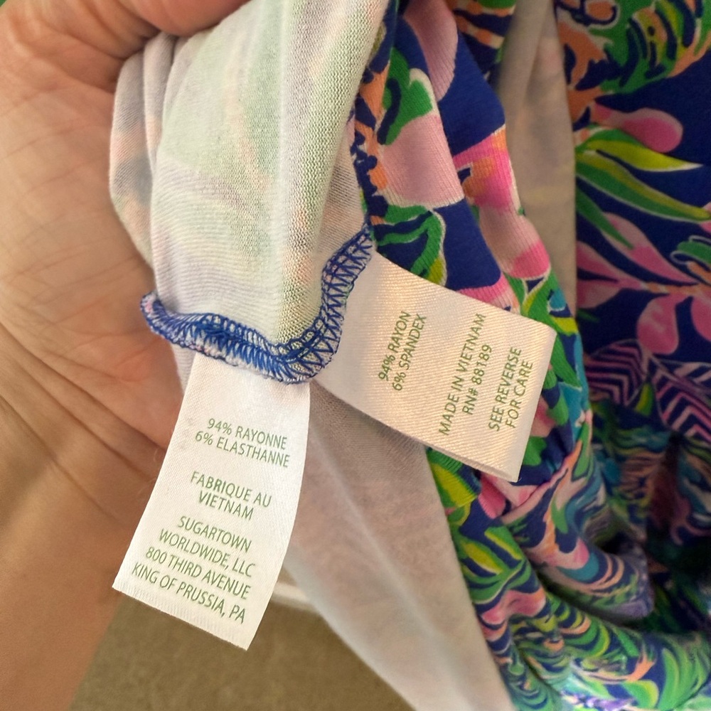 Lilly Pulitzer Pearce Maxi Borealis Blue How You Like Me Prowl Large - Picture 5 of 8